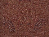 Carpet, Wool (warp, weft and pile); asymmetrically knotted pile