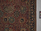 Vase Carpet, Cotton (warp and weft), wool (pile); asymmetrically knotted pile