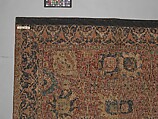 Vase Carpet, Cotton (warp and weft), wool (pile); asymmetrically knotted pile