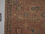 Vase Carpet, Cotton (warp and weft), wool (pile); asymmetrically knotted pile
