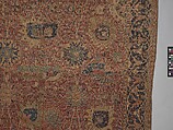 Vase Carpet, Cotton (warp and weft), wool (pile); asymmetrically knotted pile