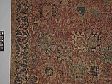 Vase Carpet, Cotton (warp and weft), wool (pile); asymmetrically knotted pile
