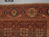 Carpet, Wool (warp, weft and pile); asymmetrically knotted pile