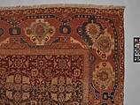 Carpet, Wool (warp, weft and pile); asymmetrically knotted pile