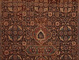 Carpet, Wool (warp, weft and pile); asymmetrically knotted pile