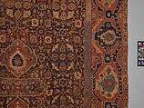 Carpet, Wool (warp, weft and pile); asymmetrically knotted pile
