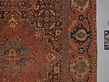 Carpet, Wool (warp, weft and pile); asymmetrically knotted pile