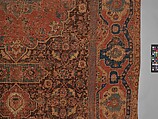 Carpet, Wool (warp, weft and pile); asymmetrically knotted pile