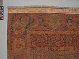 Carpet, Wool (warp, weft and pile); asymmetrically knotted pile