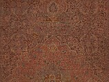 Carpet, Wool (warp, weft and pile); asymmetrically knotted pile