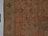 Carpet, Cotton (warp and weft), wool (pile); asymmetrically knotted pile