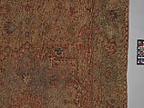 Carpet, Cotton (warp and weft), wool (pile); asymmetrically knotted pile