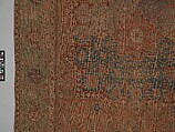Carpet, Cotton (warp and weft), wool (pile); asymmetrically knotted pile