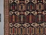 Carpet, Wool (warp, weft, pile); symmetrically knotted pile