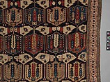 Carpet, Wool (warp, weft, pile); symmetrically knotted pile