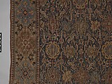 Harshang Carpet, Wool; symmetrically knotted pile