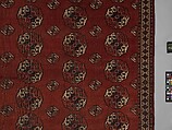 Salor Main Carpet, Wool (warp, weft, and pile), silk; asymmetrically knotted pile