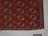 Salor Main Carpet, Wool (warp, weft, and pile), silk; asymmetrically knotted pile
