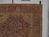 Ottoman Court Carpet, Wool (warp, weft and pile); asymmetrically knotted pile