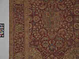 Ottoman Court Carpet, Wool (warp, weft and pile); asymmetrically knotted pile