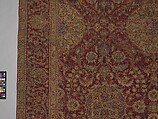 Ottoman Court Carpet, Wool (warp, weft and pile); asymmetrically knotted pile