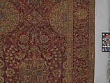 Ottoman Court Carpet, Wool (warp, weft and pile); asymmetrically knotted pile