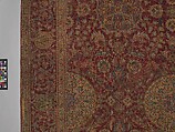 Ottoman Court Carpet, Wool (warp, weft and pile); asymmetrically knotted pile