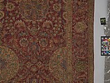 Ottoman Court Carpet, Wool (warp, weft and pile); asymmetrically knotted pile
