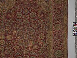Ottoman Court Carpet, Wool (warp, weft and pile); asymmetrically knotted pile