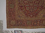 Ottoman Court Carpet, Wool (warp, weft and pile); asymmetrically knotted pile