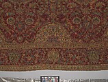 Ottoman Court Carpet, Wool (warp, weft and pile); asymmetrically knotted pile