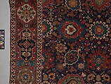 Harshang Carpet, Wool (warp, weft and pile); symmetrically knotted pile