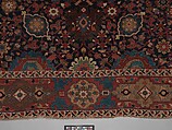 Harshang Carpet, Wool (warp, weft and pile); symmetrically knotted pile