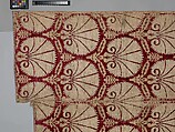 Textile Fragment, Silk, cotton; velvet, brocaded