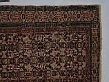 Kufesque-Border Lattice Shirvan Rug, Wool (warp, weft and pile); symmetrically knotted pile