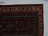 Demirci Prayer Rug, Wool (warp, weft and pile); symmetrically knotted pile