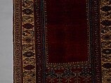Detail Carpet, Wool (warp, weft and pile); symmetrically knotted pile