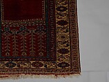 Detail Carpet, Wool (warp, weft and pile); symmetrically knotted pile