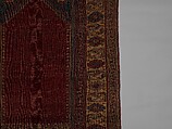 Detail Carpet, Wool (warp, weft and pile); symmetrically knotted pile
