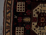 "Karachov" Kazak Carpet, Wool (warp, weft, and pile); symmetrically knotted pile