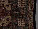 "Karachov" Kazak Carpet, Wool (warp, weft, and pile); symmetrically knotted pile