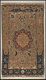Carpet, Silk, metal wrapped thread; tapestry weave