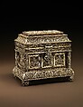 Filigree Casket with Sliding Top, Silver filigree; parcel-gilt