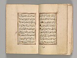 Prayer Book, &#39;Abd al-Qadir Hisari (Turkish), Manuscript: ink, opaque watercolor, and gold on paper
Binding: leather and gold