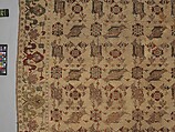 Bird carpet, Wool (warp, weft and pile); symmetrically knotted pile
