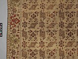 Bird carpet, Wool (warp, weft and pile); symmetrically knotted pile