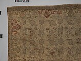 Row 1a Bird carpet, Wool (warp, weft and pile); symmetrically knotted pile