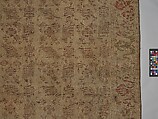 Row 3b Bird carpet, Wool (warp, weft and pile); symmetrically knotted pile