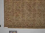 Row 4a Bird carpet, Wool (warp, weft and pile); symmetrically knotted pile
