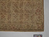 Row 4b Bird carpet, Wool (warp, weft and pile); symmetrically knotted pile